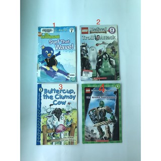 หนังสือภาษาอังกฤษฝึกอ่านสำหรับเด็ก**มือสอง**เล่มละ20บาทค่ะ