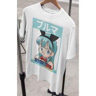 คอตต้อนคอกลมเสื้อยืด Unisex รุ่น บูลม่า Bulma Edition T-Shirt ดราก้อนบอล Dragon Ball สวยใส่สบายแบรนด์ Khepri 100%cotton