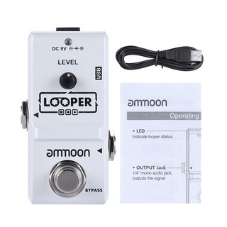 ammoon AP-09 Nano Series อุปกรณ์ทรูบายพาส สำหรับ กีตารืไฟฟ้า เครื่องดนตรี