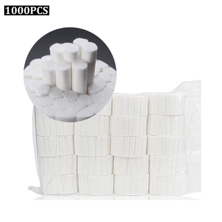 1000Pcs คลินิกทันตกรรมอุปกรณ์ทางการแพทย์ดูดซับ Cotton Rolls