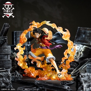 Luffy ของแท้ JP แมวทอง - Ichiban Kuji Banpresto [โมเดลวันพีช]