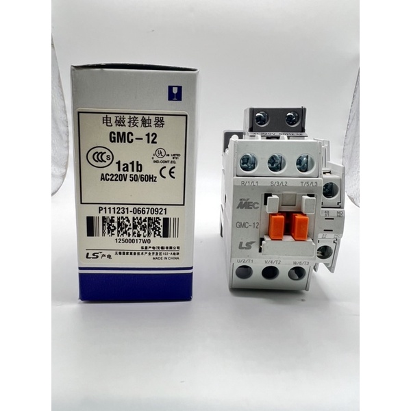 แมกเนติก GMC-12 220V 380V 50/60HZ  ยี่ห้อ BF MAGNETIC CONTACTOR Gmc12v