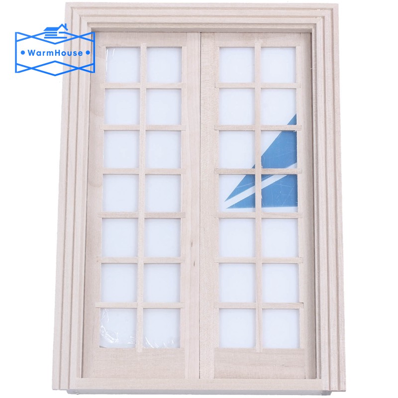 1 12 Dollhouse Miniature Diy Fitment Material Classic French Door