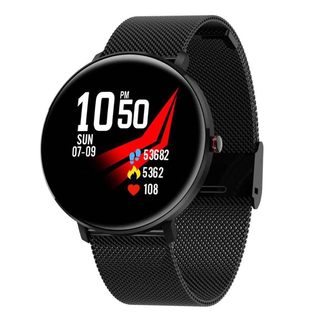 นาฬิกาผู้ชายกันน้ำ นาฬิกาผู้ชาย นาฬิกาผู้ชายสายหนัง Smart watch L10 หน้าปัดบางเฉียบ ios&amp;android watch IP68 ใช้งานง่าย แบ