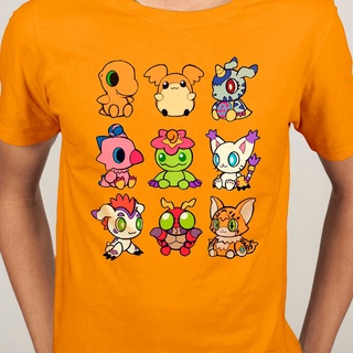 ◙♚┇Short Sleeve T-shirt shirt Digimon Adventure Agumon Taichi Yagami Gabumon Yamato anime O-Neck Men Fashion cotton Cart