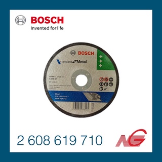 ใบตัดเหล็ก BOSCH 4" x 1.0 mm. 2608619710 1 กล่อง มี 5 แผ่น