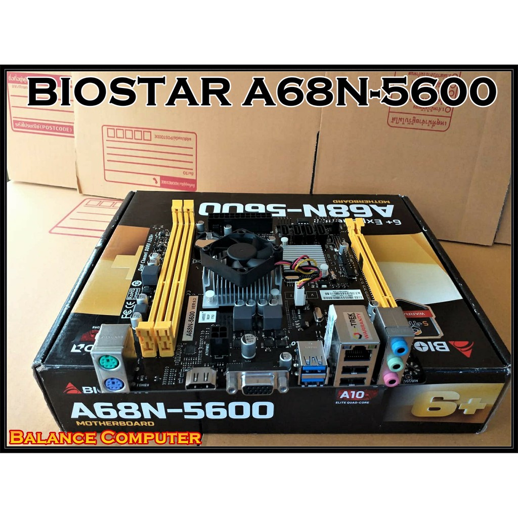BIOSTAR A68N-5600 + CPU AMD A10-4655 (QUAD-CORE2.0)