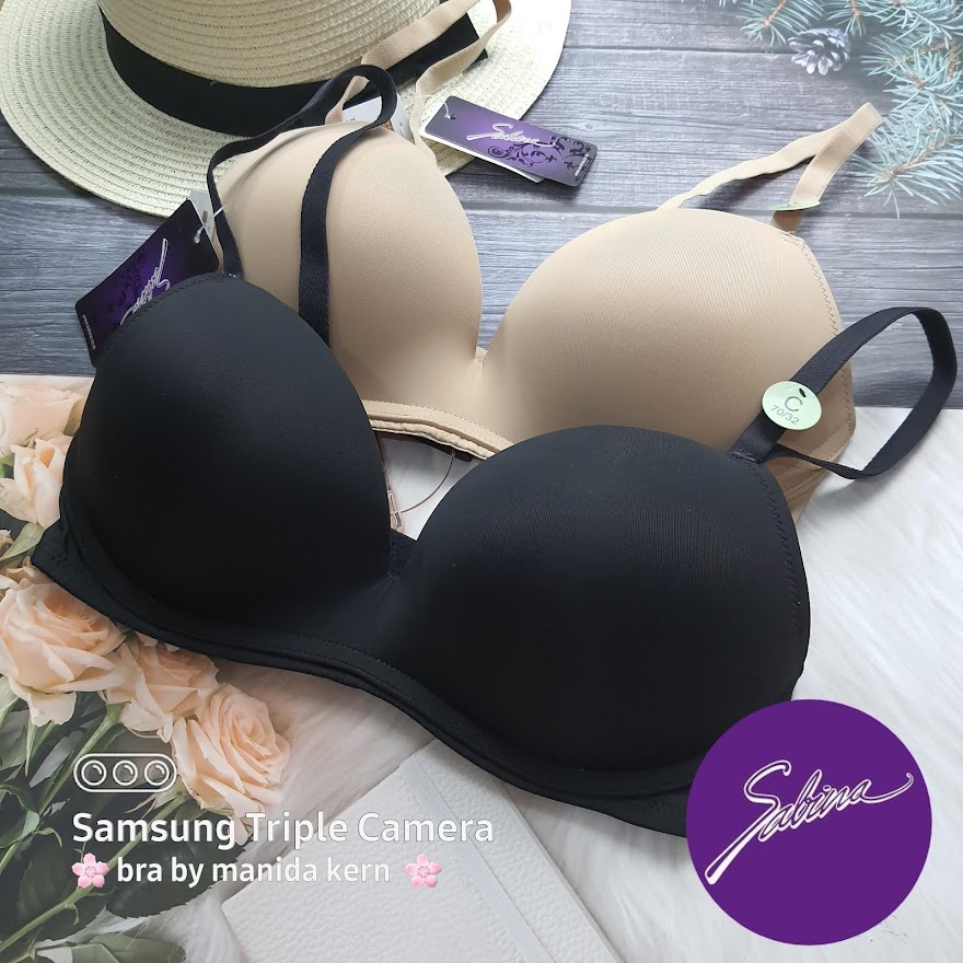 Sabina Habpy Lady รหัส HBLP1502  เสื้อชั้นในไร้โครง ฟองหนา ฟองนุ่มเด้ง