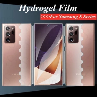 SAMSUNG ฟิล์มไฮโดรเจลป้องกันหน้าจอสําหรับSamsung Galaxy S26 S25 S24 Ultra S24 Plus S23 S22 S21 Ultra S20 Ultra Note 10 Plusหมายเหตุ20