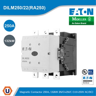 EATON DILM250/22(RA250)Contactor,380V 400 V 132 kW,2 N/0,2 NC,RA 250: 110 - 250 V 40 - 60Hz/110 - 350 V DC,AC | Ucanbuys