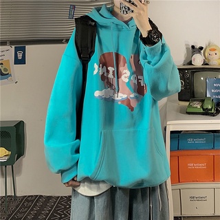 Hoodie Mens Autumn And Winter New Love Couple Long-sleeved Hoodie Korean Style Trend Loose Casual Jacket