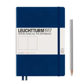 Leuchtturm1917 Hardcover Notebooks "Navy" สมุดโน๊ต Leuchtturm1917 ปกแข็ง สีกรมท่า