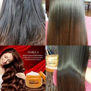 (มีส่งด่วน)MARULA-มารูล่า แวกซ์เงาแห้ง ไม่ต้องล้างออก สมานแกนผม ผมขึ้นเงา (กลิ่นหอมติดผมเลยค่ะ)