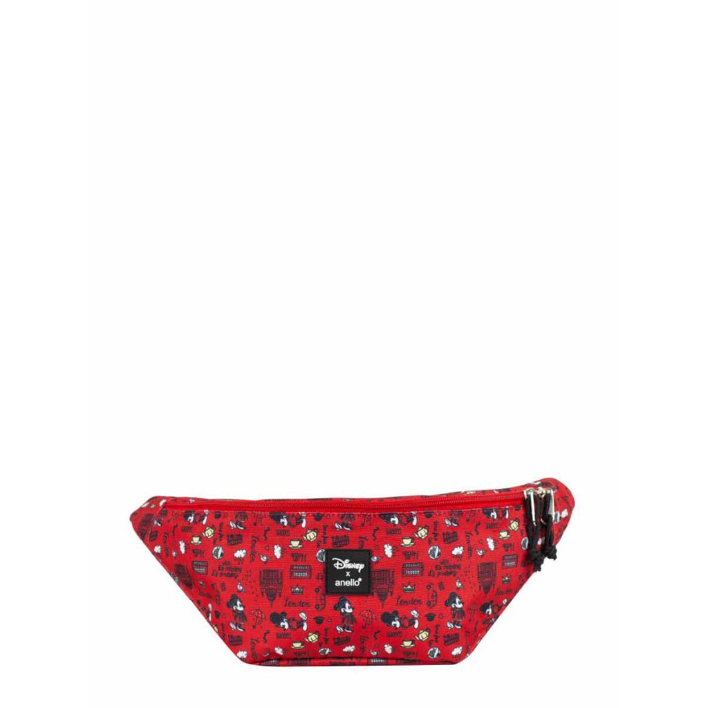 กระเป๋าคาดอก Mini Disney x anello DT-G010 สีแดง กระเป๋า ผู้หญิง สหรัฐอเมริกา หรืออีกชื่อที่เรียกคือนิวยอร์ค Brand ANE