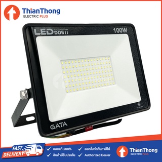 GATA สปอร์ตไลท์ LED Floodlight Slim DOB2 100W แสงขาว