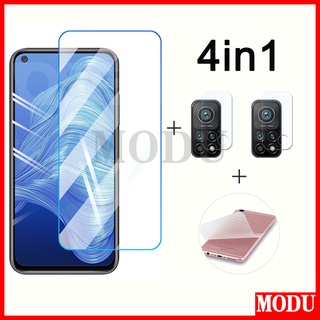 Modu 4 in 1 ฟิล์มกระจกนิรภัยกันรอยเลนส์กล้อง สําหรับ Huawei Y6P Y8P Y7P Y9s Y6s Y5 Y6 Y7 Y7A Y9A Y9 Prime Pro 2019 2020 P20 P30 P40 Pro Lite