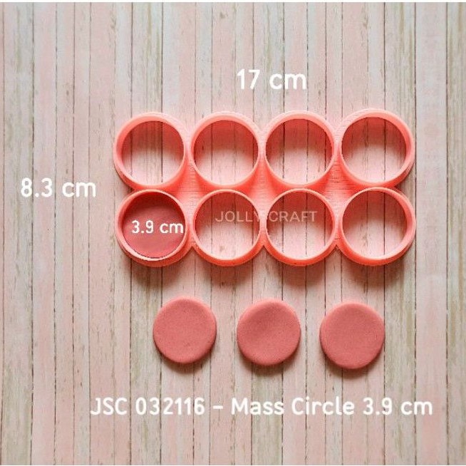 ที่ตัดคุกกี้ MASS CIRCLE ขนาด 173.58 ซม. (d.circle @3.9 ซม.)