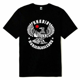 เสื้อยืดผู้ เสื้อยืด พิมพ์ลายโลโก้ Khabib Nurmagedov Eagle Ufc Mma Fighter สําหรับผู้ชาย S-5XL