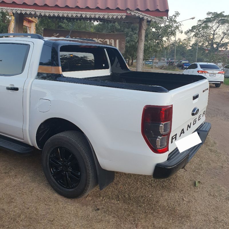 โรลบาร์ โรบาร์ ROLL BAR Ford Ranger สีดำเงาตัดส้ม ใส่ปี 2012-2021 / mazda bt-50 pro ปี 12 ถึง 20 ใส่