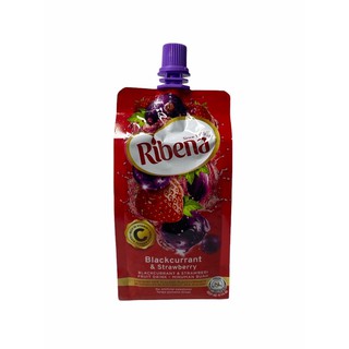 RIBENA ไรบีน่า Blackcurrant &amp; Strawberry 330ml สินค้านำเข้าจากมาเลเซีย 1แพค/บรรจุ 330ml ราคาพิเศษ สินค้าพร้อมส่ง!!