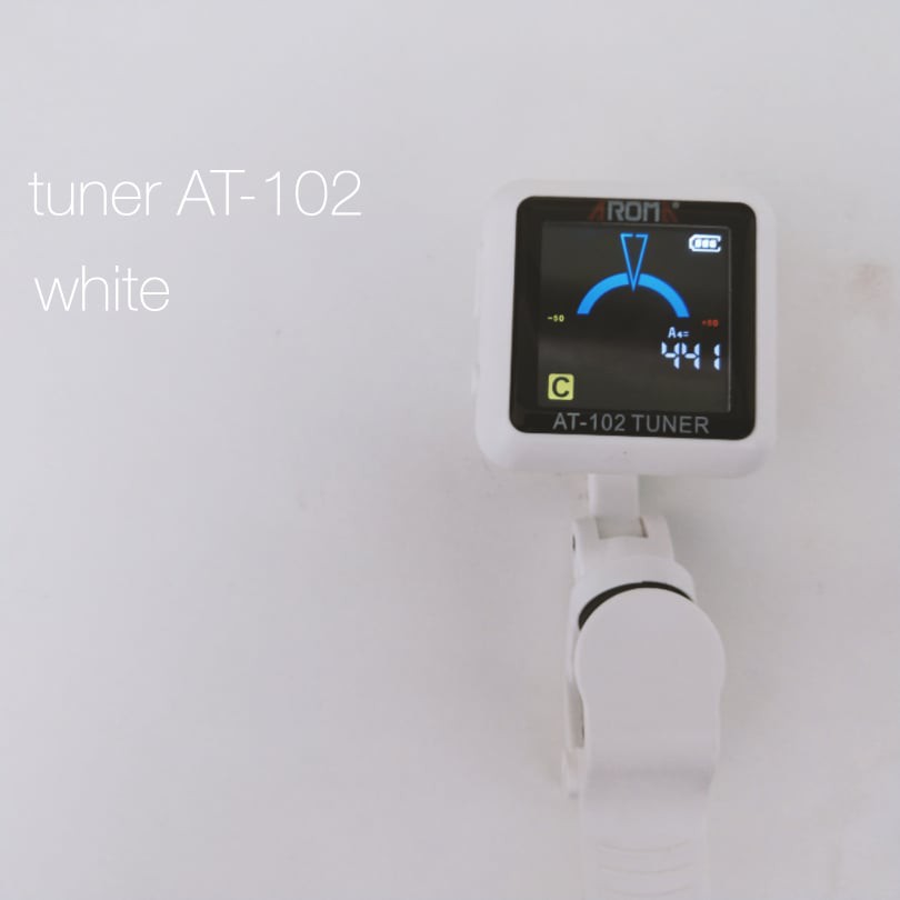 เครื่องตั้งสาย Tuner Aroma จูนเนอร์Aroma AT-102 Tuner ดิจิตอล LED จูนเนอร์ชาร์จได้ 3 ตัว