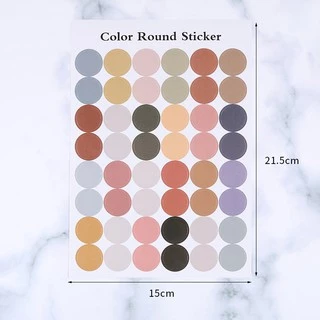 🌼[พร้อมส่ง] สติ๊กเกอร์วงกลม สติ๊กเกอร์ DIY สติ๊กเกอร์ตกแต่ง