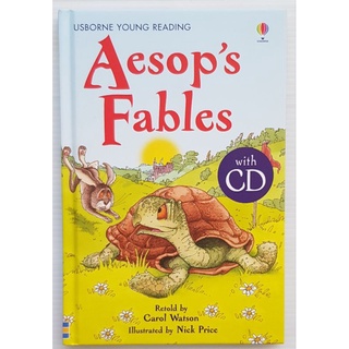 Aesops Fables with CD Audio เหมาะสำหรับน้องอ่านเองได้แล้ว 54 pages hard cover