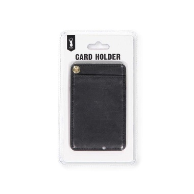 Typo Printing Card Holder สีดํา