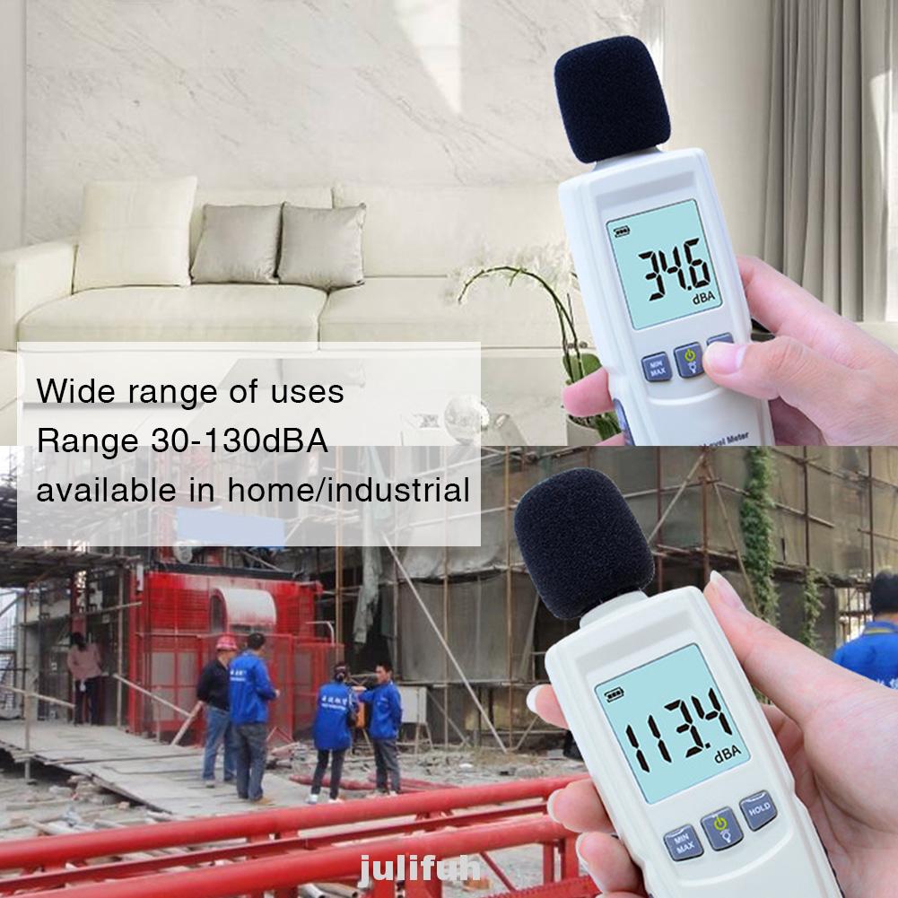 Office Noise Measurement Digital LCD Display Portable 30-130dB Sound ...