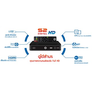 กล่องรับสัญญาณ PSI Digital S2 HD