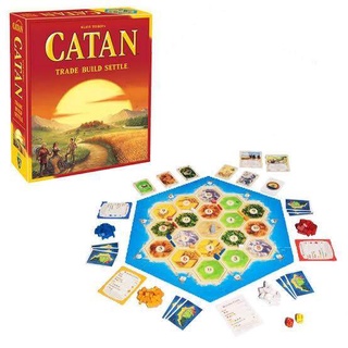 T.P. TOYS  บอรฺ์ดเกมส์   CATAN  Trade Build Settle เกมส์กระดาน ภาคหลัก(กล่องใหญ่)