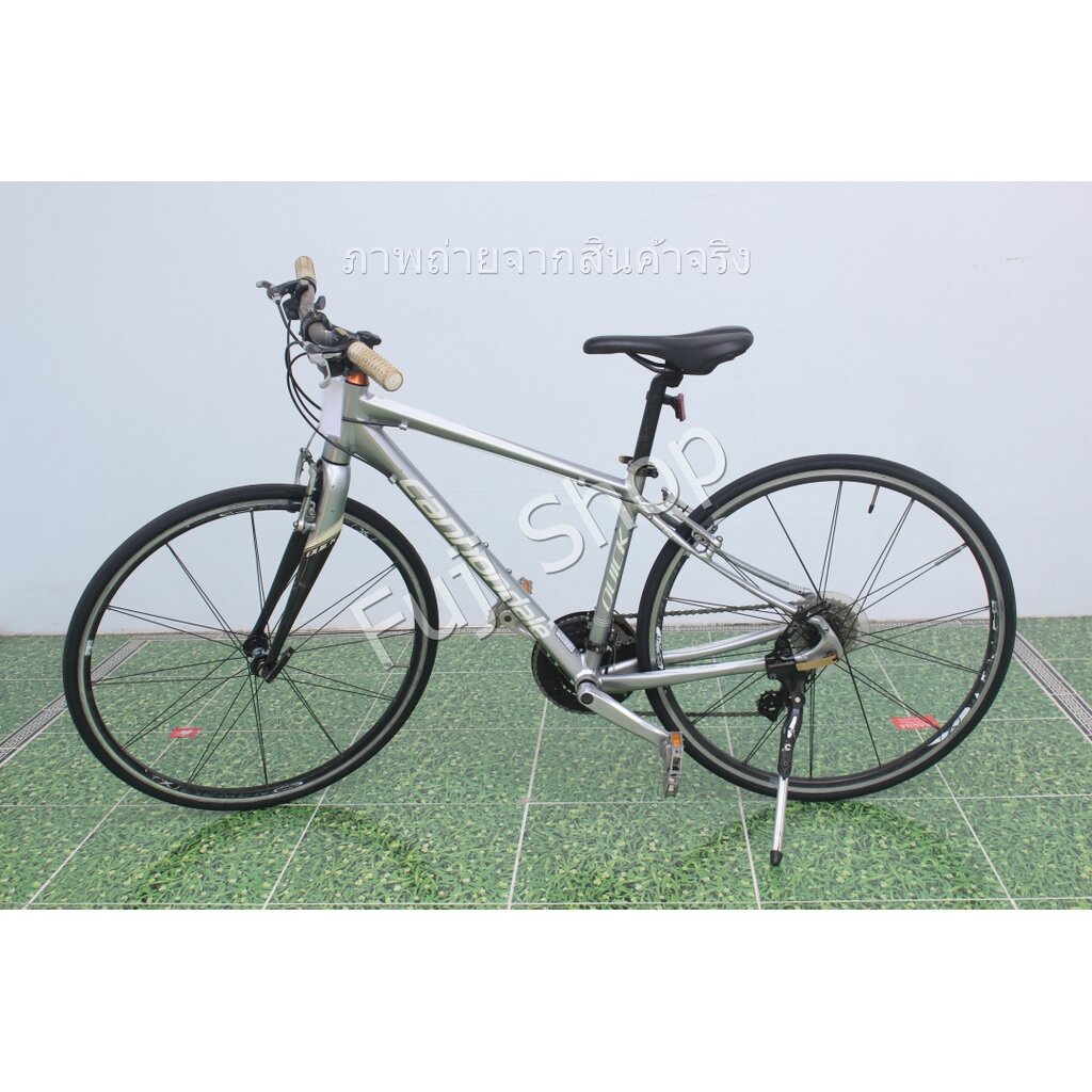 จักรยานไฮบริดญี่ปุ่น - ล้อ 700c - มีเกียร์ - อลูมิเนียม - Cannondale Quick - สีเงิน [จักรยานมือสอง]