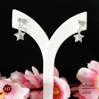 MT ต่างหูเงินแท้ รูปดาว แบบก้านเสียบ ติดหู Solid 925 Sterling Silver Earrings (se938) MT Jewelry มณีธารา