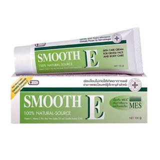 Smooth E Cream 100 g. สมูทอี ครีม ครีมลดรอยแผลเป็นจากสิว ริ้วรอย