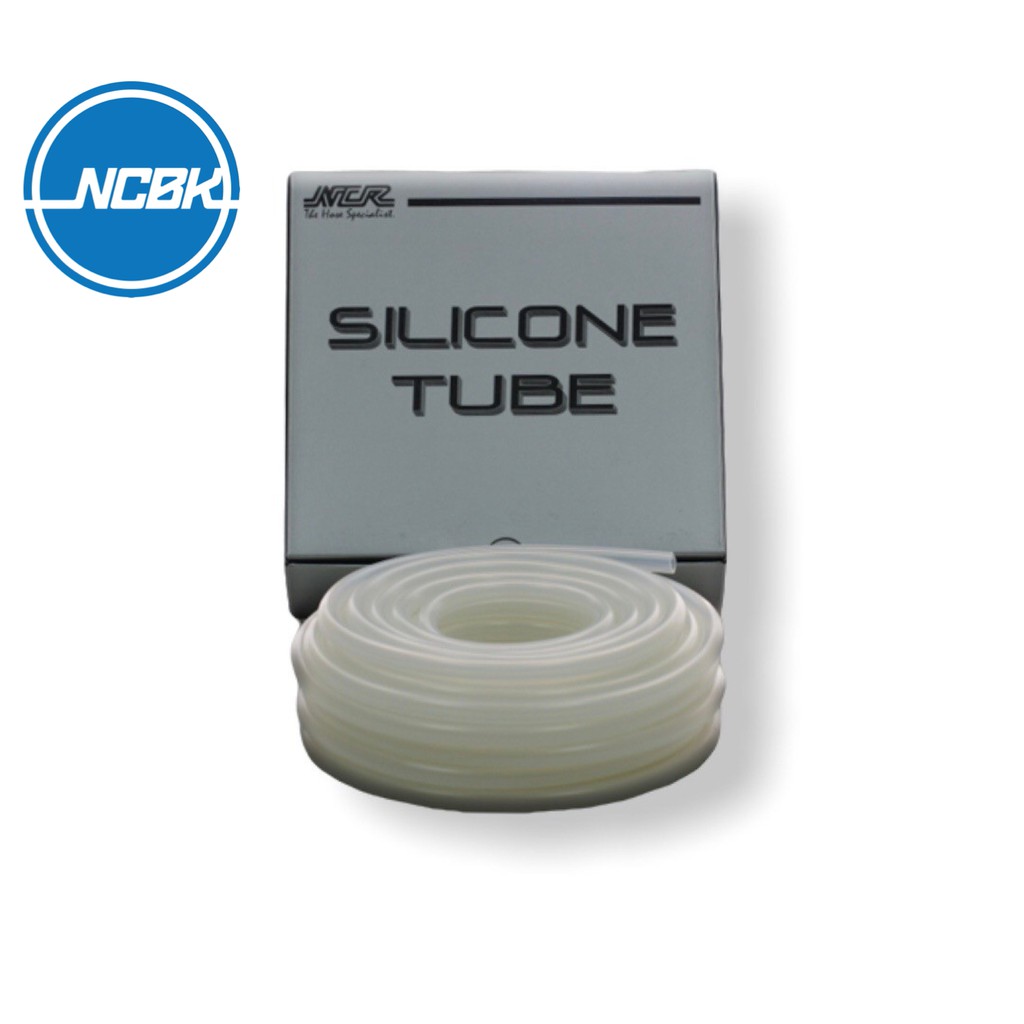 สายยางซิลิโคนรูใส Silicone Tube ทนความร้อนสูงใช้ส่งผ่านของเหลว/ห้องแลป/อุตสาหกรรม ความยาว 15เมตร