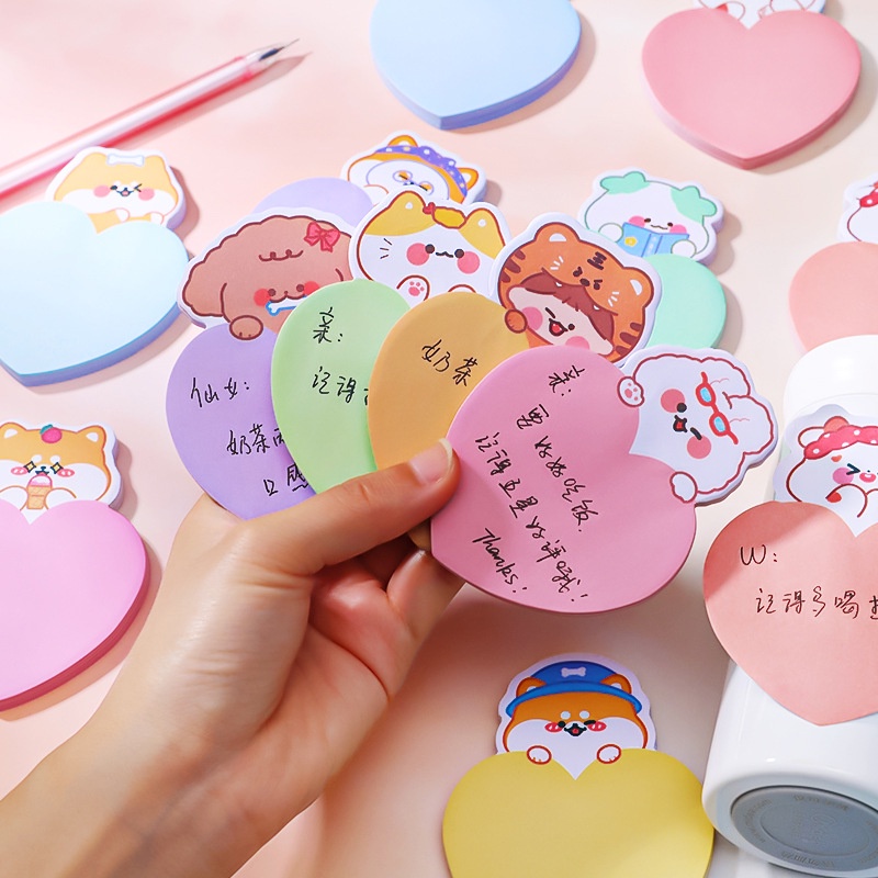 กระดาษโน๊ต รูปทรงน่ารัก สําหรับนักเรียน