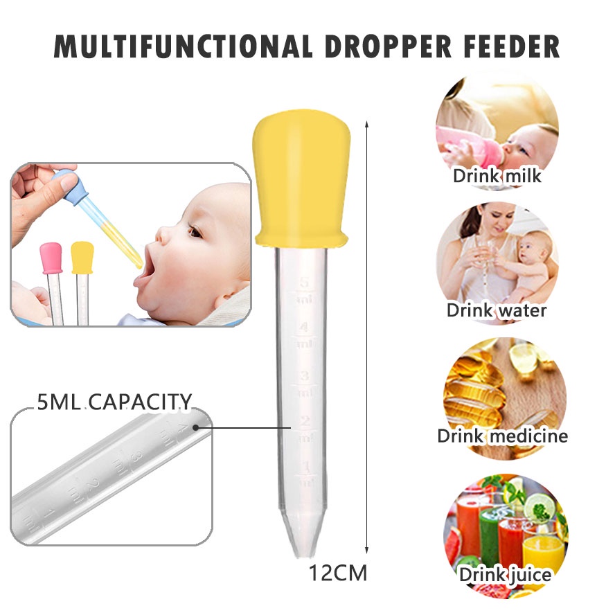 ช้อนป้อนข้าวเด็กชุด กินข้าว 8in1 ช้อนซิลิโคนปลายนิ่ม ขวดป้อนอาหารเหลว จุกซิลิโคนผลไม้ เด็ก 6 เดือน+ - รูปที่ 5