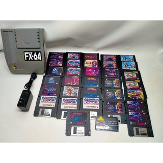 หัวโปร FX-64 ตัวท๊อป ของตะกูล แรม32M Super Famicom 20เกม 32แผ่นดิส เกมเทพๆคัดมาสำหรับการเล่นรำลึกอดีตยุค90
