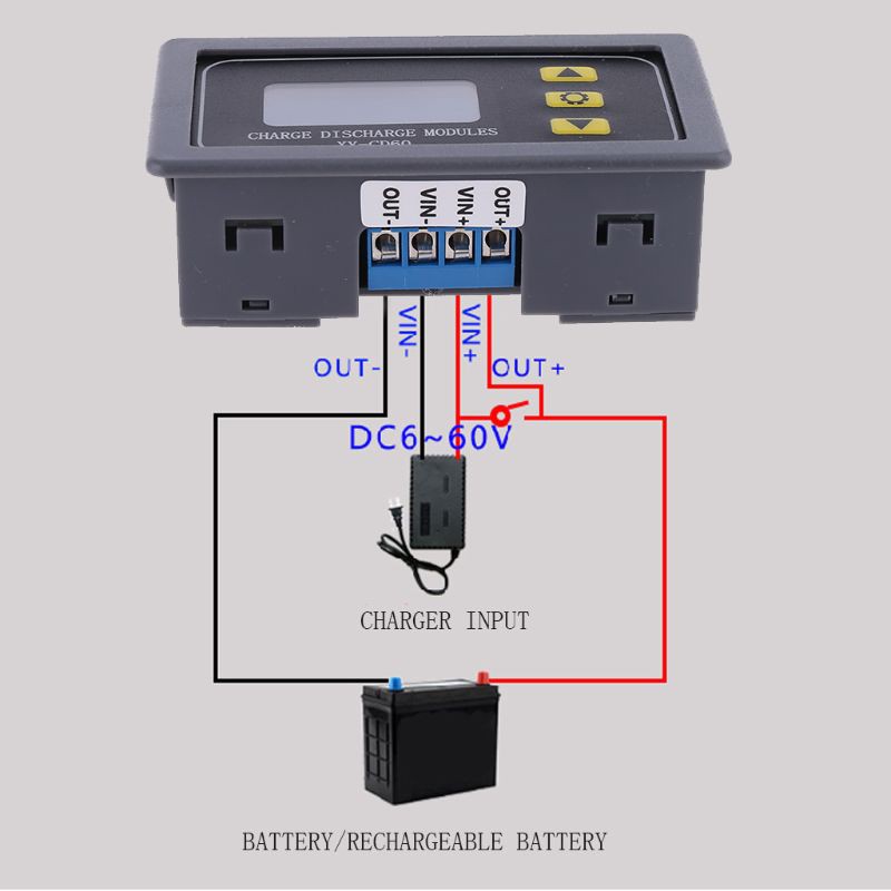 yoodada XYCD60 Solar Battery Charger Module DC660V Charging Discharge