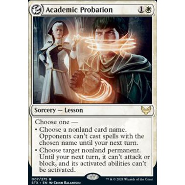 [MTG][Single][STX] Academic Probation ระดับ Rare [ภาษาอังกฤษ] #1
