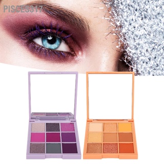 Pisces317 พาเลตต์อายแชโดว์ 9 สี พร้อมกระจก แบบพกพา ติดทนนาน