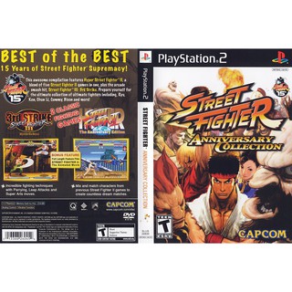 STREET FIGHTER ANNIVERSARY COLLECTION [PS2 US : DVD5 1 Disc]