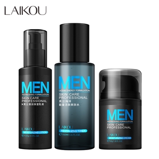 laikou ครีมบํารุงผิวหน้า+โทนเนอร์+โลชั่นควบคุมความมัน