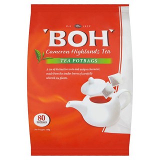 2 pack BOH CAMERON TEA ( TEAPOT BAGS) 80 POTBAG 160gram
