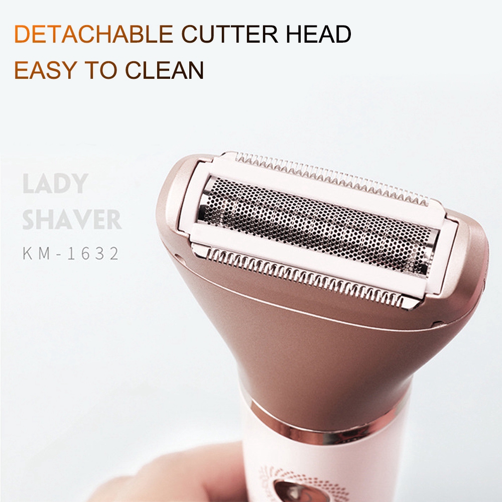 COD|ถูกที่สุด| Women's Painless Electric 2-in-1 Body Shaver For Face ...