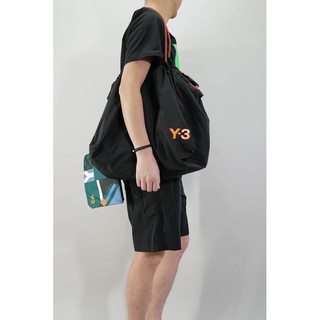 Y-3 BEACH OVERSIZE DRAWSTRING TOTE BAG