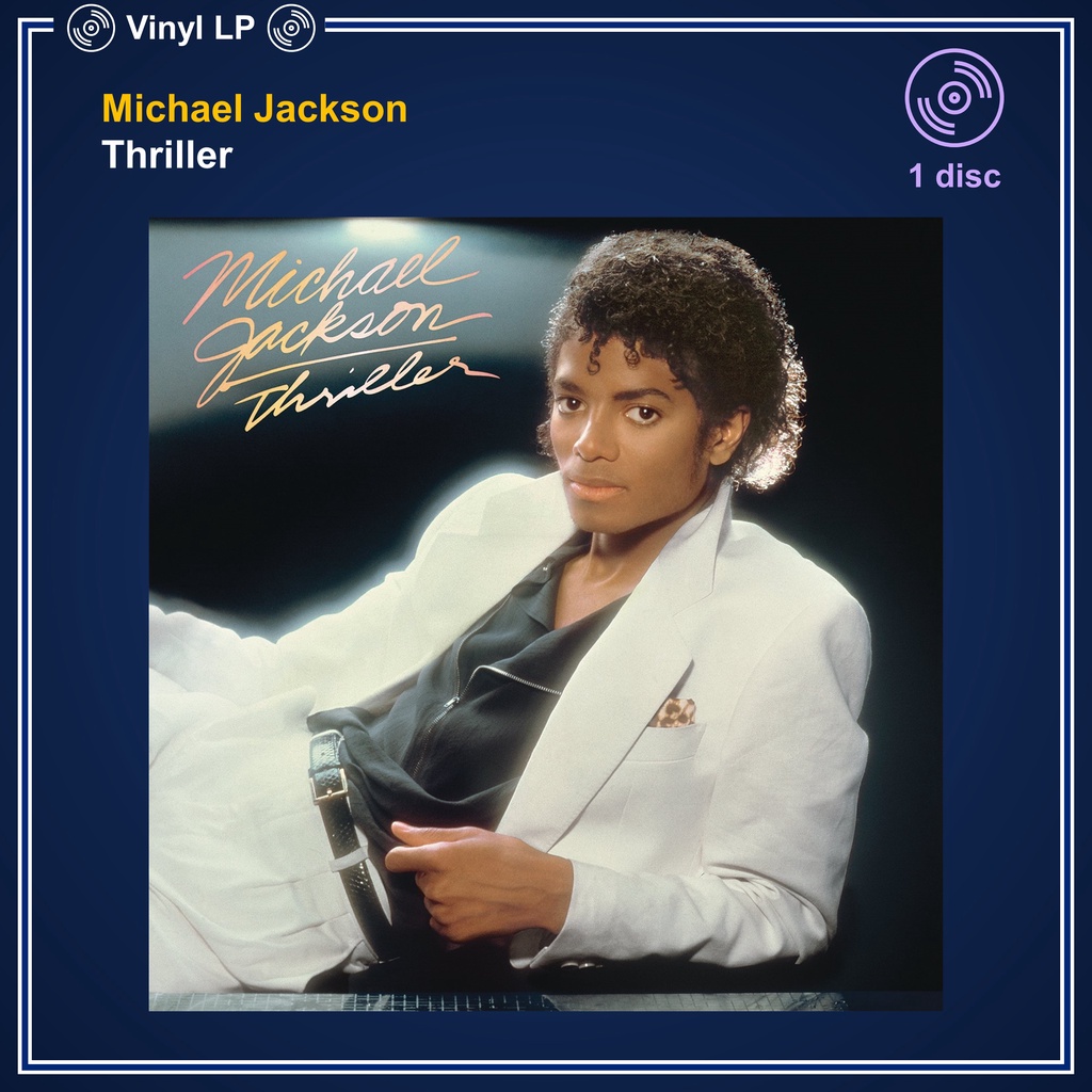 แผ่นเสียง Michael Jackson Thriller ใหม่ ซีล Michael Jackson Vinyl LP