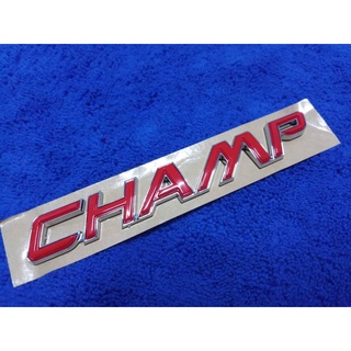 โลโก้ตัวหนังสือ ( CHAMP ) สี แดง ราคา ต่อชิ้น