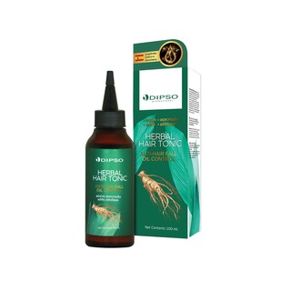 DIPSO Herbal Hair Tonic Anti-Hair Faall Oil Control 100ml (20248) ดิ๊พโซ่ เฮอร์เบิล แฮร์ โทนิค สูตร แอนตี้ ฟอล ออยล์