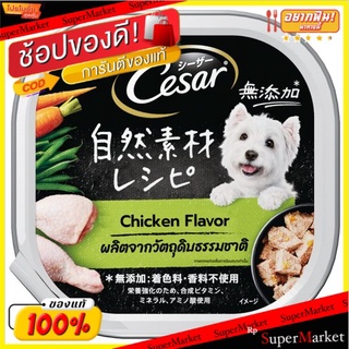 ✨นาทีทอง✨ ซีซาร์ คราฟต์ อาหารสุนัขชนิดเปียก รสไก่ 85กรัม Cesar Crafted Chicken Flavor Wet Dog Food 85g